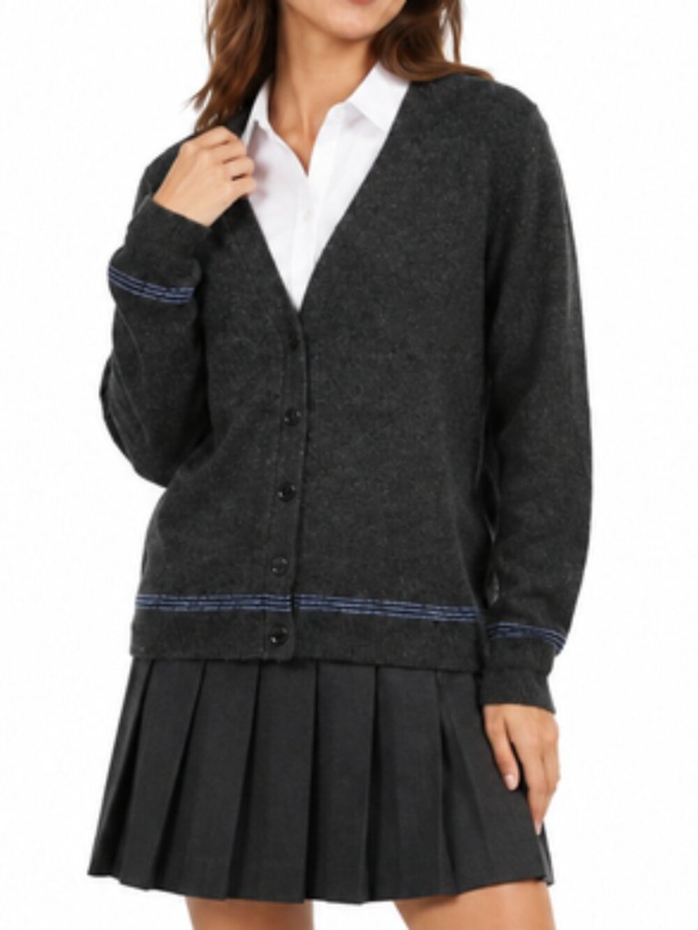 Harry Potter Ravenclaw Cardigan Sweater 100% Lambswool Scotland